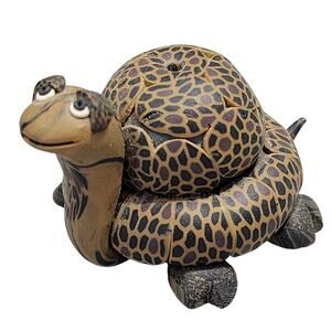 Turtle Incense Single Stick Holder Burner Censer 1.5"x2" Vintage Polymer Clay